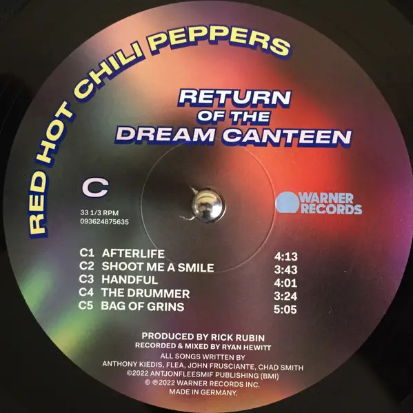 Red Hot Chili Peppers – Return Of The Dream Canteen (2LP, Gatefold) - фото №5