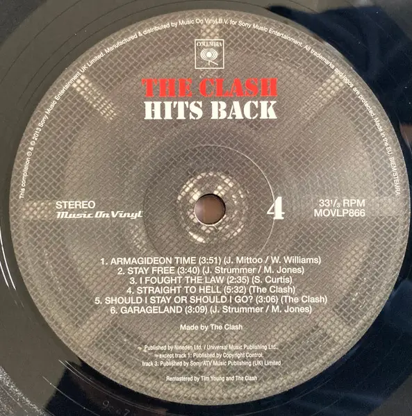 The Clash – Hits Back (3LP, Compilation, Remastered, 180 Gram) - фото №3