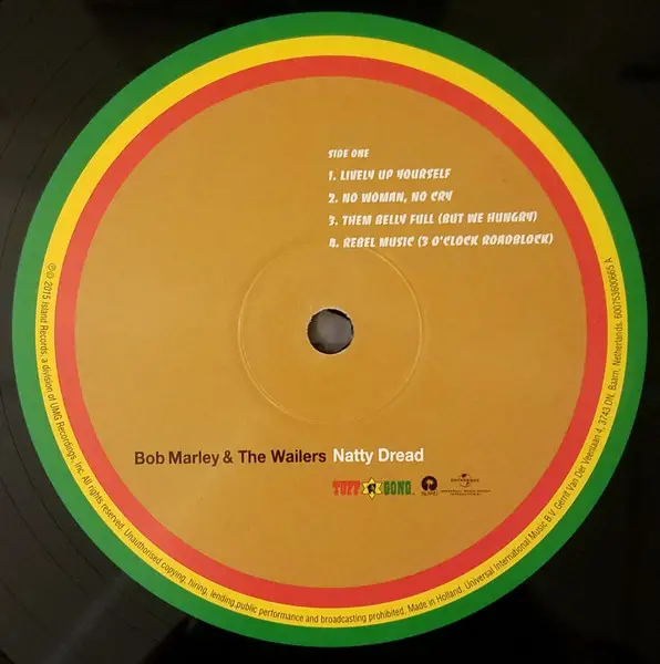 Bob Marley & The Wailers – Natty Dread - фото №3