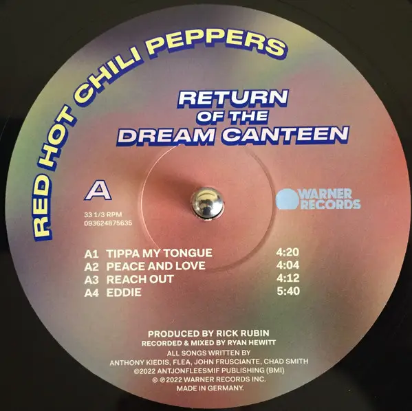 Red Hot Chili Peppers – Return Of The Dream Canteen (2LP, Gatefold) - фото №3