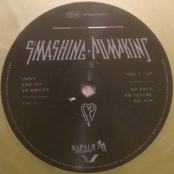 The Smashing Pumpkins – Shiny And Oh So Bright - Vol.1 / LP - No Past, No Future, No Sun (фиолетовая прозрачная пластинка) - фото №3