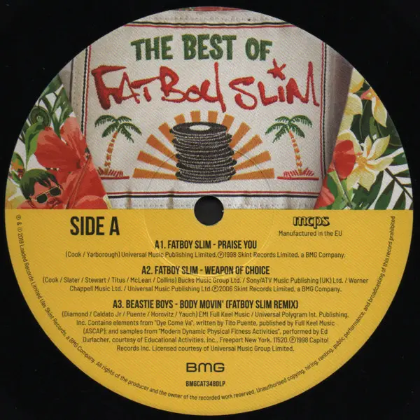 Fatboy Slim – The Best Of Fatboy Slim - фото №2