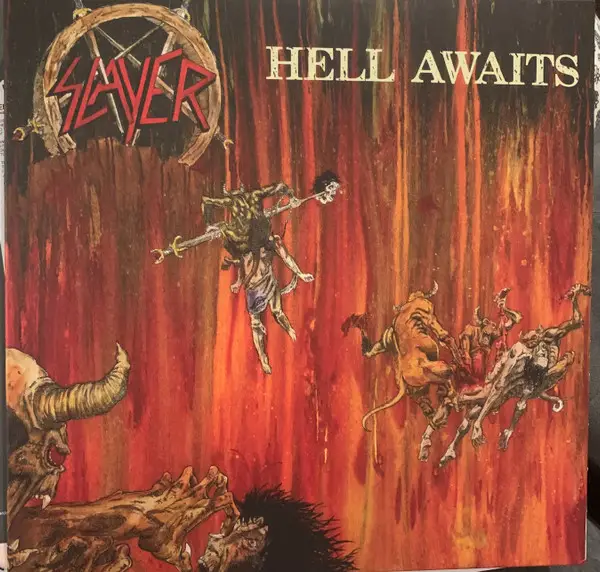 Slayer – Hell Awaits (помаранчева з чорним платівка)