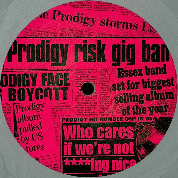 The Prodigy – Their Law: The Singles 1990-2005 (2LP, Compilation, Reissue, Silver Marbled Translucent Vinyl) - фото №2