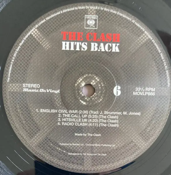 The Clash – Hits Back (3LP, Compilation, Remastered, 180 Gram) - фото №7