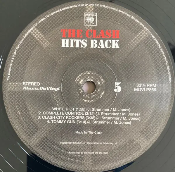 The Clash – Hits Back (3LP, Compilation, Remastered, 180 Gram) - фото №6