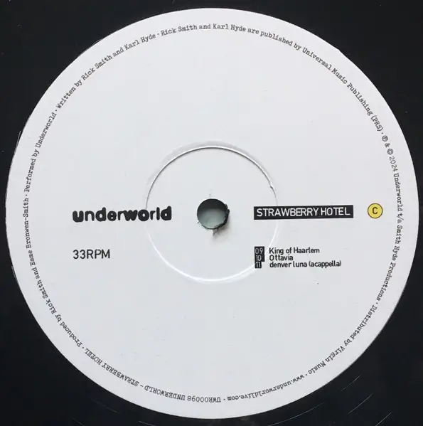 Underworld – Strawberry Hotel (2LP, Album, Vinyl) - фото №5