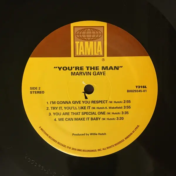 Marvin Gaye – You're The Man (2LP, Album, Compilation, Vinyl) - фото №3