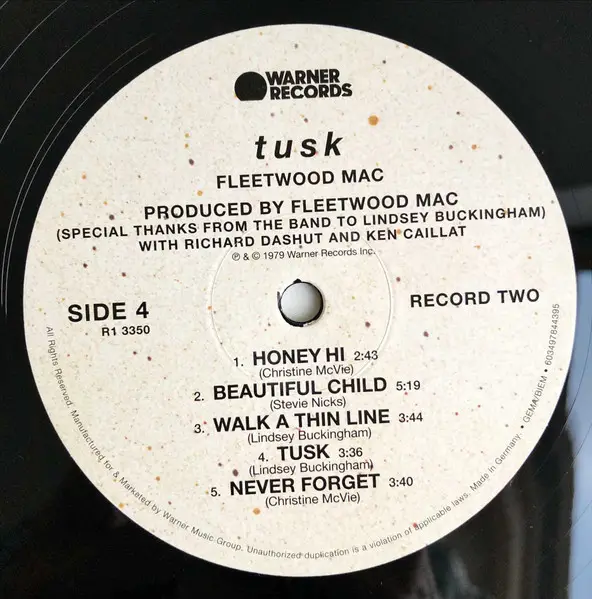 Fleetwood Mac – Tusk (2LP, Album, Reissue, Repress) - фото №5