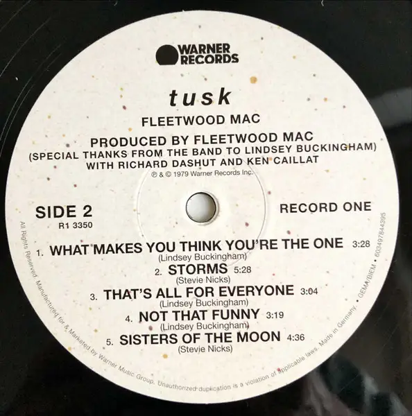 Fleetwood Mac – Tusk (2LP, Album, Reissue, Repress) - фото №3