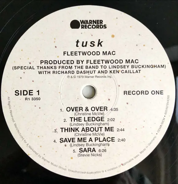 Fleetwood Mac – Tusk (2LP, Album, Reissue, Repress) - фото №2