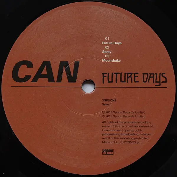 Can – Future Days - фото №2