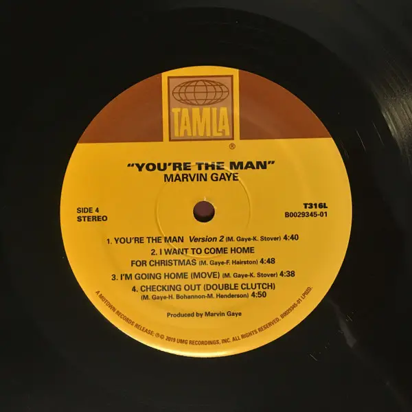 Marvin Gaye – You're The Man (2LP, Album, Compilation, Vinyl) - фото №5