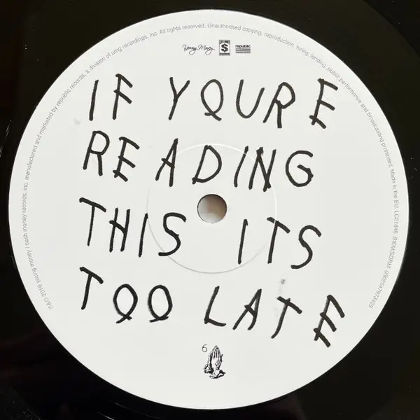 Drake – If You're Reading This It's Too Late - фото №2