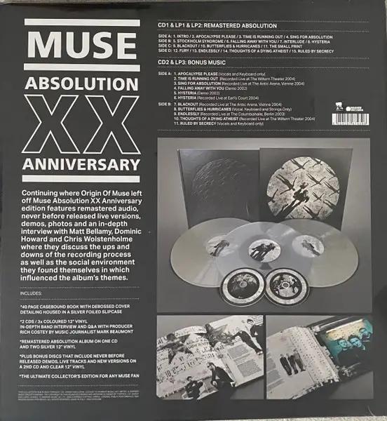 Muse – Absolution (XX Anniversary) (бокс-сет) - фото №2