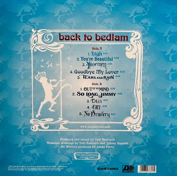 James Blunt – Back To Bedlam - фото №2