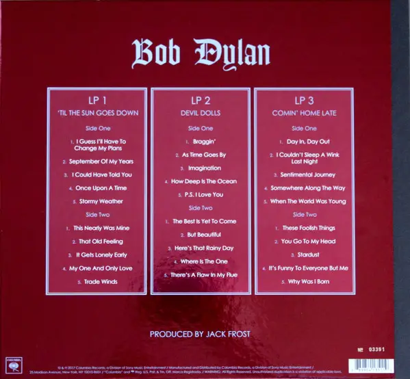 Bob Dylan – Triplicate (бокс-сет) - фото №2