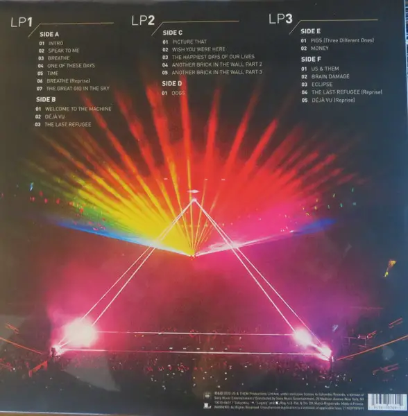 ROGER WATERS,US + THEM LP - фото №2