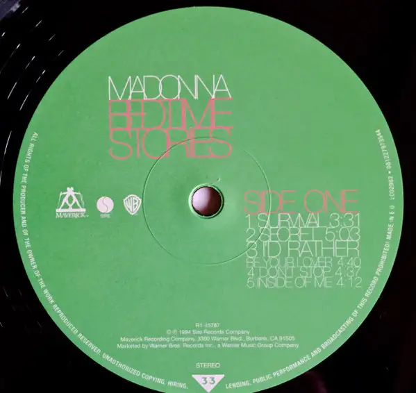 Madonna – Bedtime Stories - фото №2