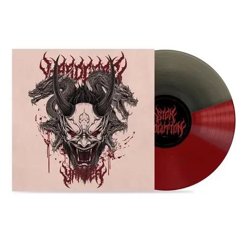Sick Solution – Hardcore Yakuza (LP, Album, Limited Edition, Numbered, 180g Black Ice/Red Translucent Vinyl) - фото №1