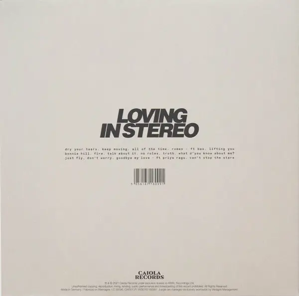 Jungle - Loving In Stereo (LP, Album, Stereo) - фото №4