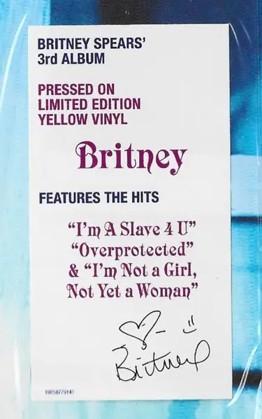 Britney Spears - Britney (Жовтий, Альбом, Лимітоване, Перевидання, Додатковий друк) - фото №7