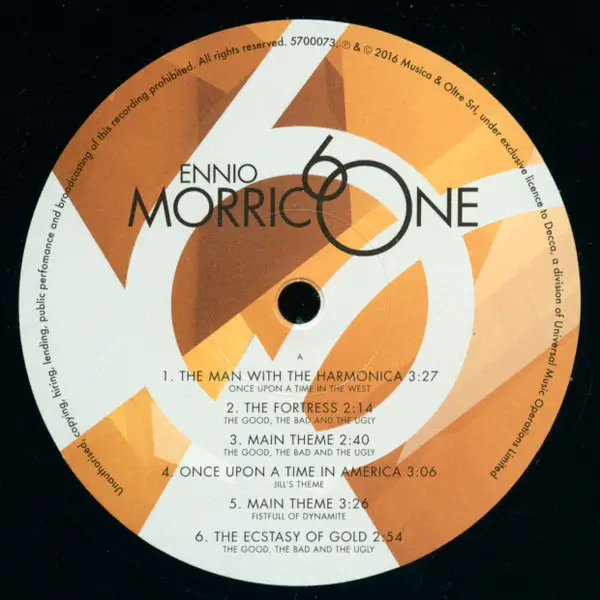 Ennio Morricone - 60 Years of Music (2 пластинки, Раскладная обложка, 180 грамм, Альбом, Сборник) - фото №3