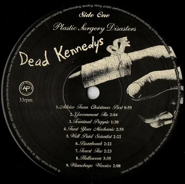 Dead Kennedys - Plastic Surgery Disasters (Розкладна обкладинка, Альбом, Перевидання) - фото №3