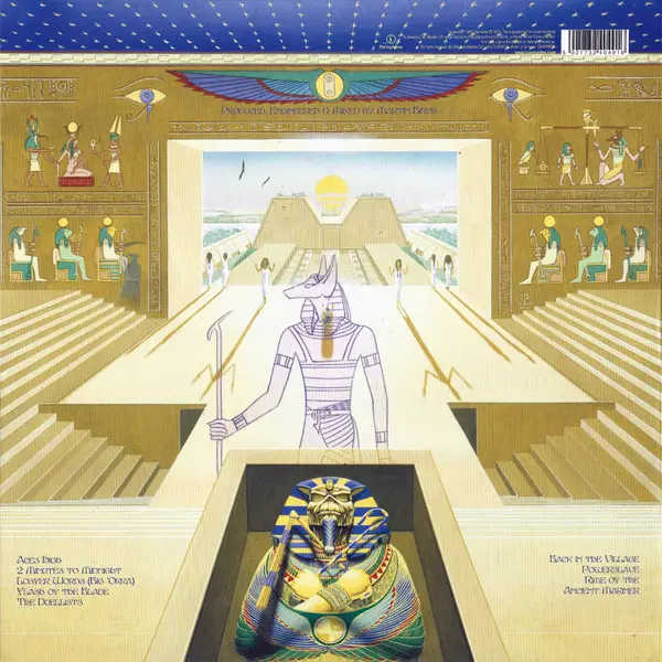 Iron Maiden - Powerslave (Анімований вініл, Ювілейне видання до 40-річчя, Альбом, Лимітоване, Платівка з зображенням, Перевидання, Ремастеринг, Спеціальне видання) - фото №5