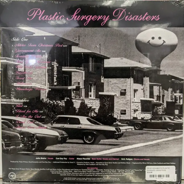 Dead Kennedys - Plastic Surgery Disasters (Розкладна обкладинка, Альбом, Перевидання) - фото №2