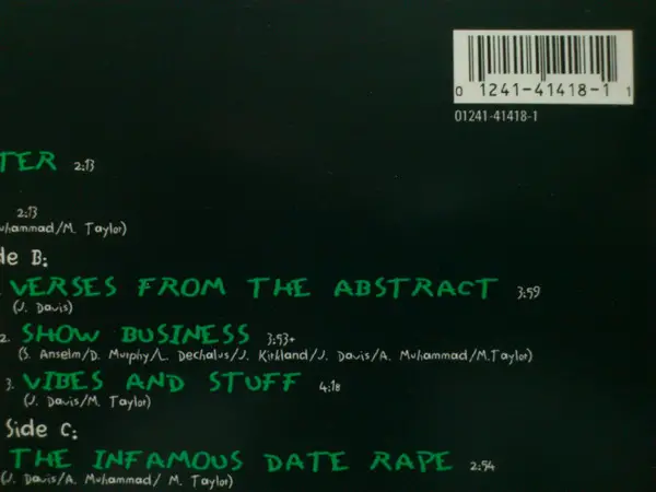 A Tribe Called Quest - The Low End Theory (2 пластинки, B, Label, LP, Album, Reissue, Remastered) - фото №3