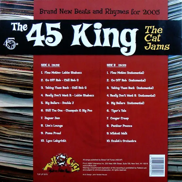 The 45 King - The Cat Jams (LP) - фото №2