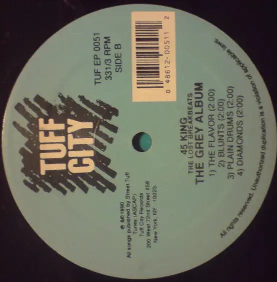 The 45 King - The Lost Breakbeats - The Grey Album (Album, Reissue) - фото №2