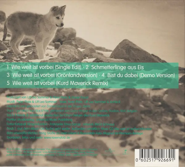Rosenstolz - Wie Weit Ist Vorbei (Maxi-Single) - фото №2