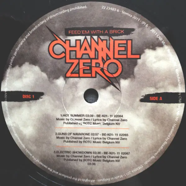Channel Zero - Feed 'Em With A Brick (2 платівки, LP, Album) - фото №5