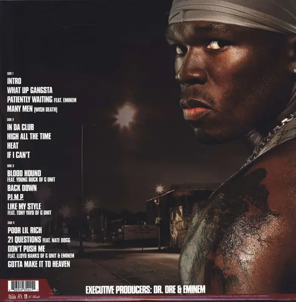 50 Cent - Get Rich Or Die Tryin' (2 пластинки, 180 грамм, Альбом, Переиздание) - фото №2