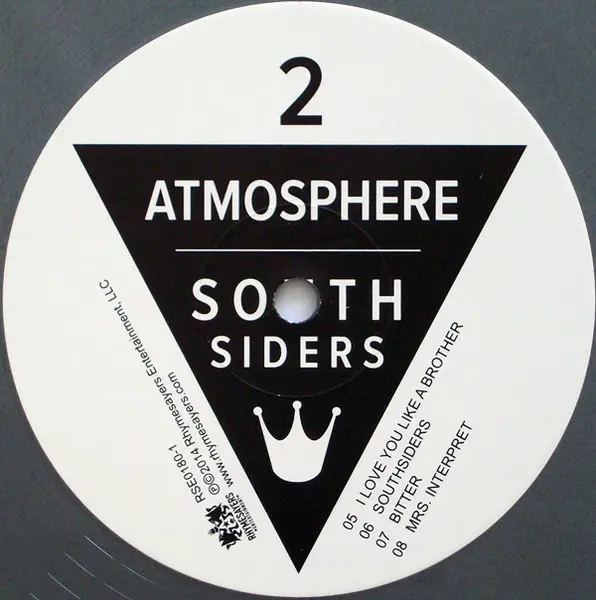 Atmosphere - Southsiders (2 платівки, Металічний колір, Срібний, Альбом) - фото №8