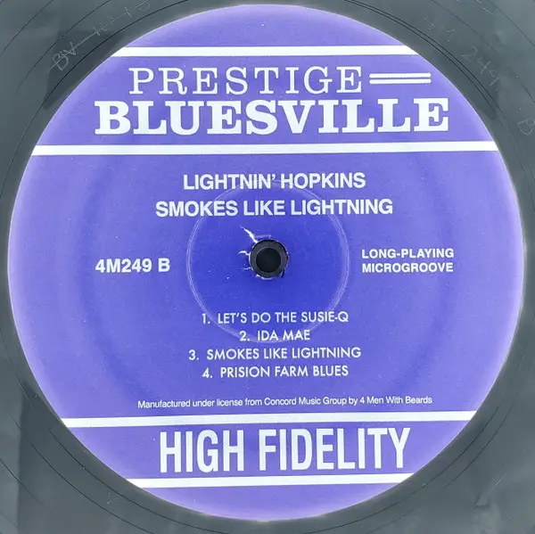 Lightnin' Hopkins - Smokes Like Lightning (LP, Album, Reissue) - фото №4