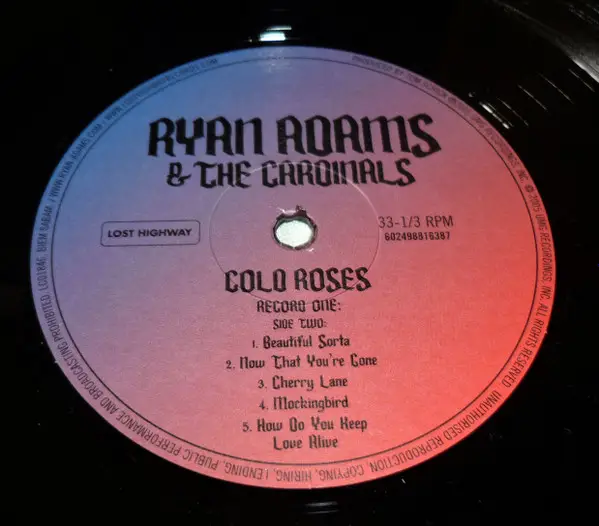 Ryan Adams & The Cardinals - Cold Roses (2 платівки, Gatefold, LP, Album) - фото №4