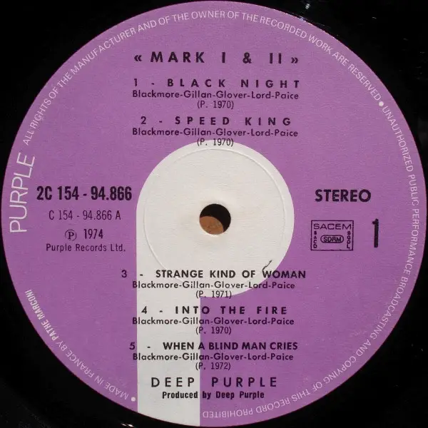 Deep Purple - Mark I & II (2 платівки, Gatefold, LP, Compilation) - фото №6