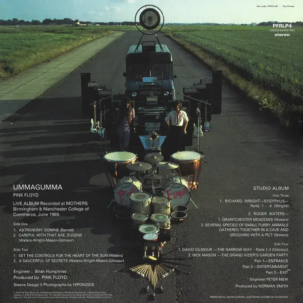 Pink Floyd - Ummagumma (2 платівки, Розкладна обкладинка, 180 грам, Альбом, Перевидання, Ремастеринг) - фото №4