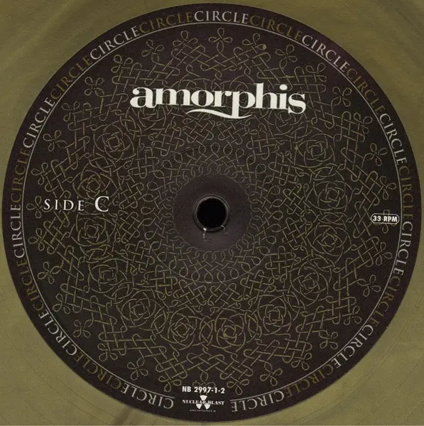 Amorphis - Circle (2 платівки, Золотий, Альбом, Лимітоване, Пронумерований) - фото №4