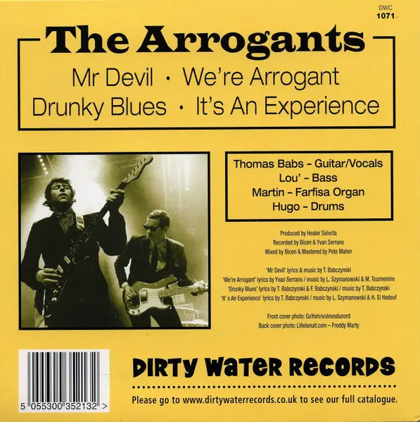 The Arrogants - Introducing... (33 ⅓ об/мин, EP) - фото №2