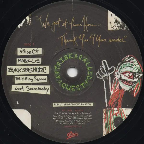 A Tribe Called Quest - We Got It From Here…Thank You 4 Your Service (2 платівки, LP, Album) - фото №5