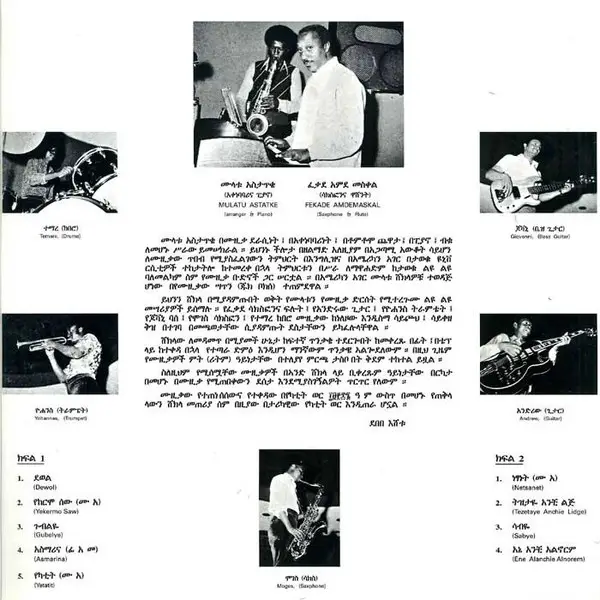 Mulatu Astatke & Fekade Amde Maskal & Mulatu Astatke & Fekade Amde Maskal - የካቲት (Ethio Jazz) (180 грамм, Альбом, Переиздание) - фото №2