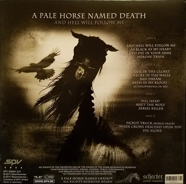 A Pale Horse Named Death - And Hell Will Follow Me (2 платівки, LP, Album) - фото №4