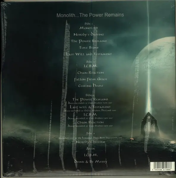Amebix - Monolith... The Power Remains (2 пластинки, 180 грамм, Альбом, Лимитированое, Переиздание, Ремастеринг, Специальное издание) - фото №2