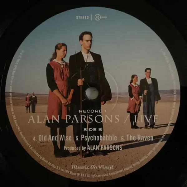 Alan Parsons - Live (2 платівки, 45 об/хв, Альбом, Перевидання) - фото №5