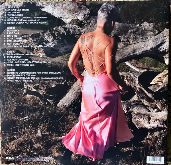 P!NK - Trustfall (Tour Deluxe Edition) (2 платівки, Рожевий, Мармур) - фото №3