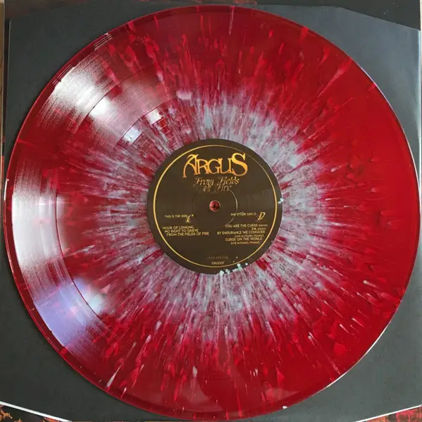 Argus - From Fields Of Fire (2 платівки, Червоний, Білий, Бризки, Альбом, Лимітоване) - фото №11